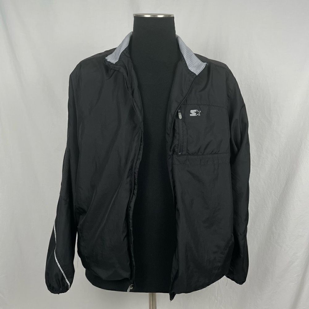 Starter Black Lightweight Windbreaker Jacket - Men’s L‎